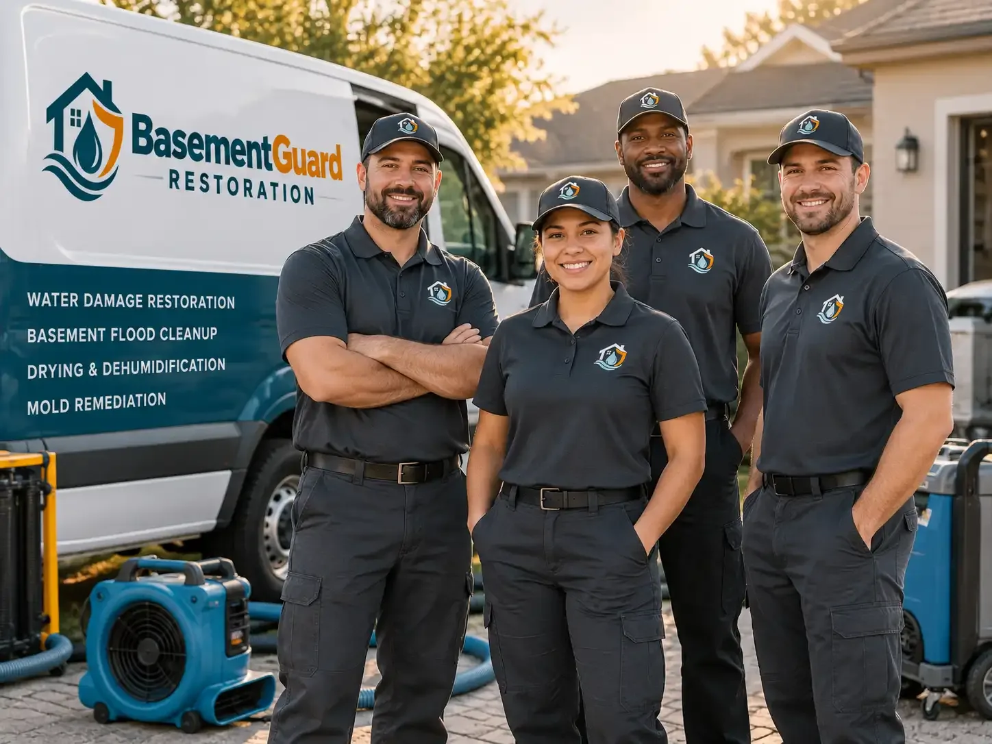 Basement Water Damage Restoration company in La Plume, PA